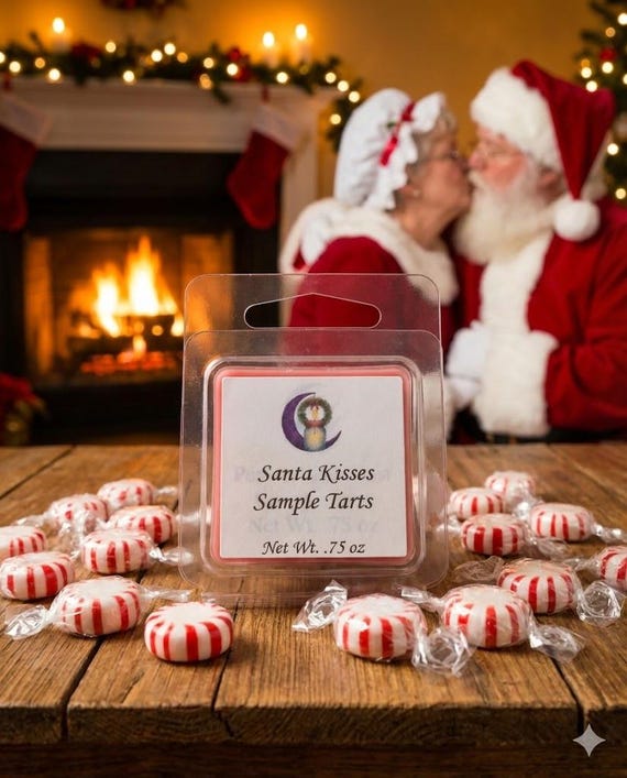Santa Kisses Soy Wax Sample Tart