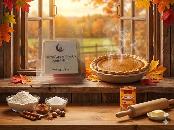 Warmed Spice Pumpkin Soy Wax Sample Tart
