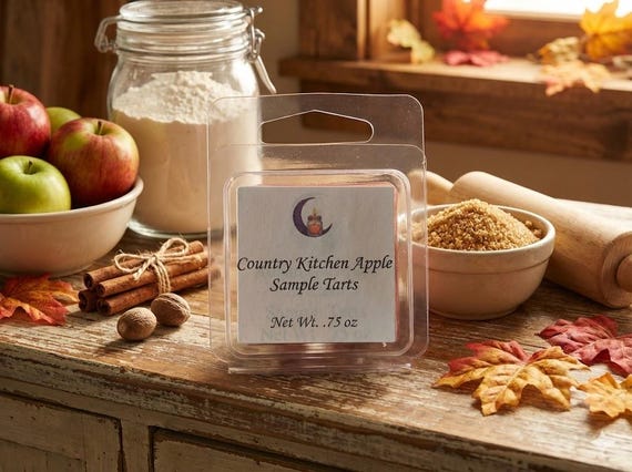 Country Kitchen Apple Soy Wax Sample Tart