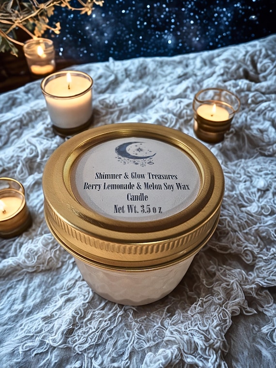 Berry Lemonade & Melon Soy Wax  Candle