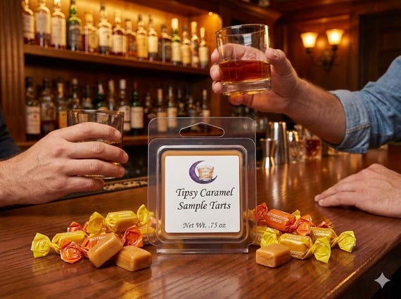 Tipsy Caramel Soy Wax Sample Tarts