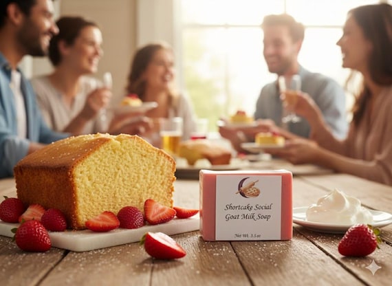 Shortcake Social Goat Milk Soap