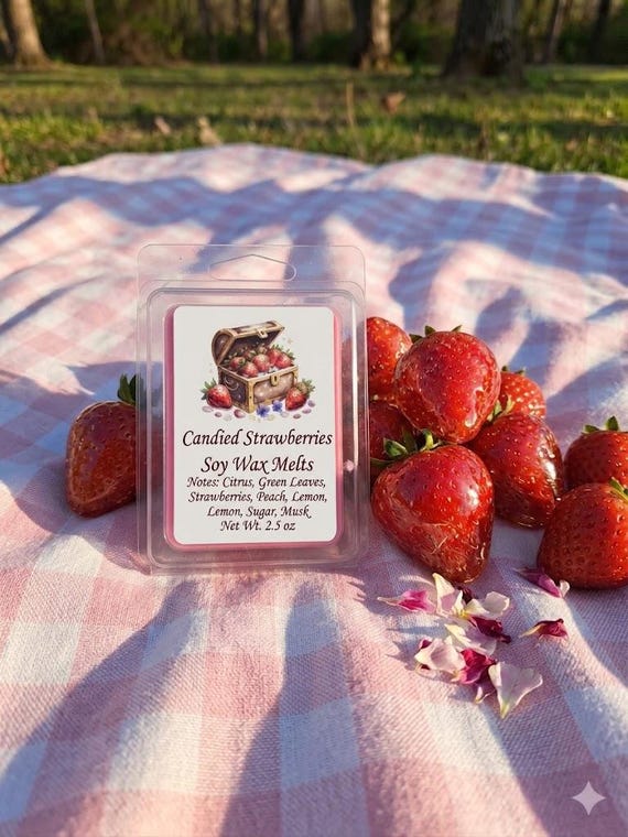 Candied Strawberries Soy Wax Melt