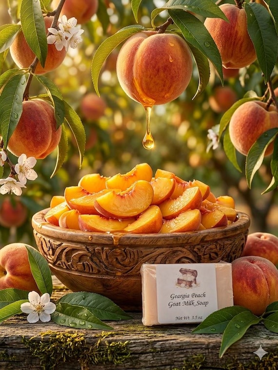 Georgia Peach Goat Milk Soap