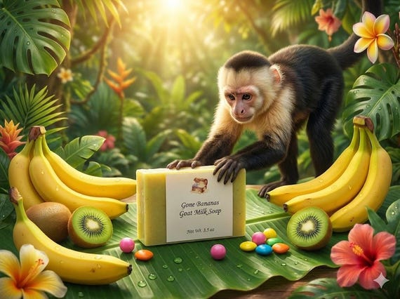 Gone Bananas Goat Milk Soap
