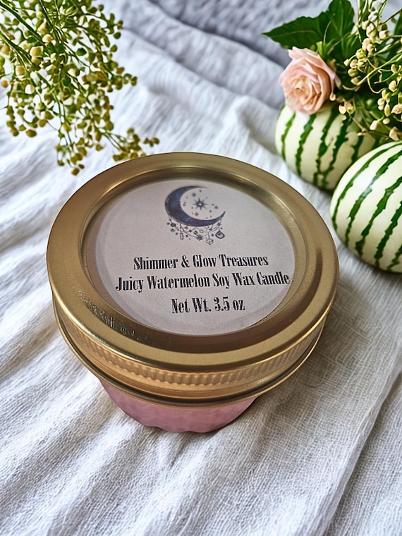 Juicy Watermelon Soy Wax Candle