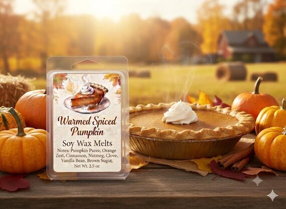 Warmed Spiced Pumpkin Soy Wax Melt