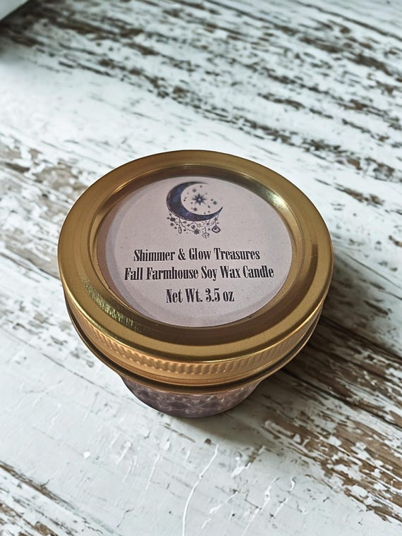 Fall Farmhouse Soy Wax Candle