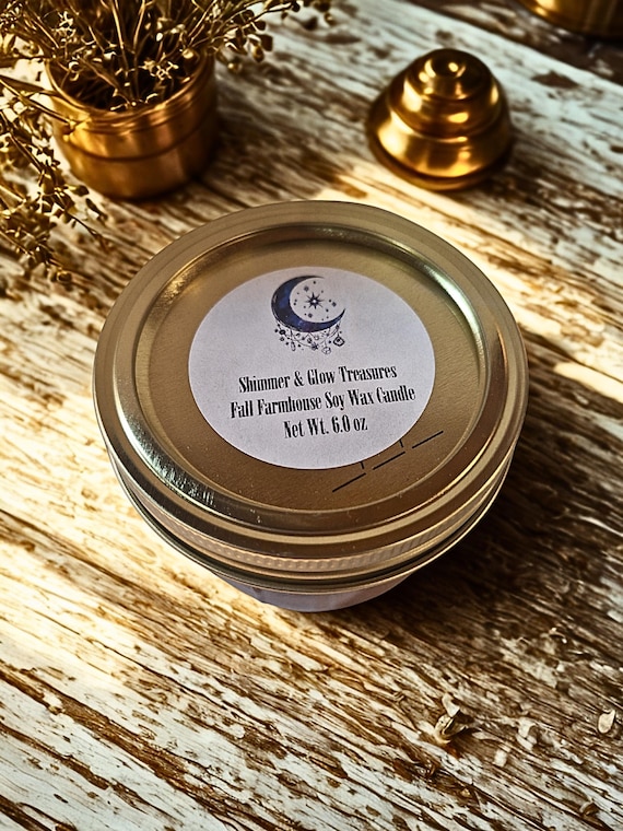 Fall Farmhouse Soy Wax Candle