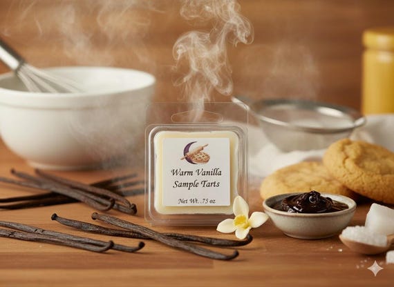 Warm Vanilla Soy Wax Sample Tart