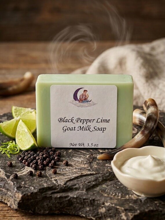 Black Pepper Lime Goat Milk Soap