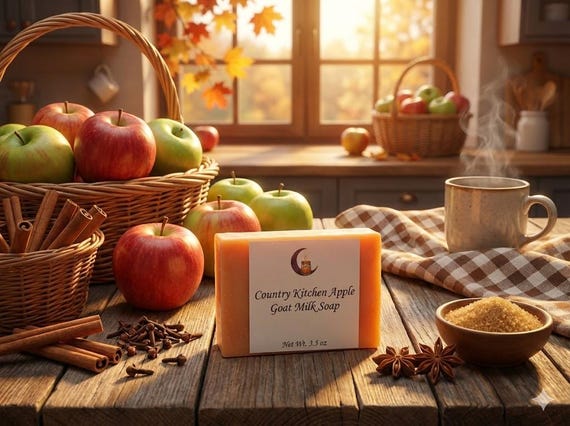 Country Kitchen Apple Goat Milk Soap