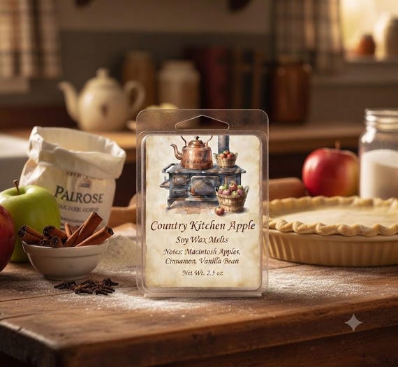 Country Kitchen Apple Soy Wax Melt