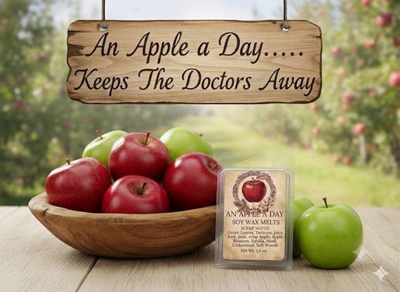 An Apple a Day Soy Wax Melts