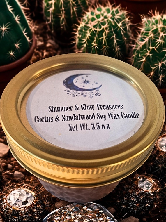 Cactus & Sandalwood Soy Wax Candle
