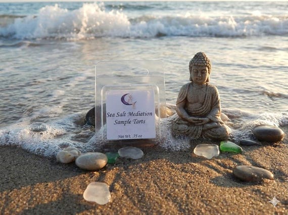 Sea Salt Mediation Soy Wax Sample Tart