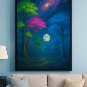 Enchanted Night Forest