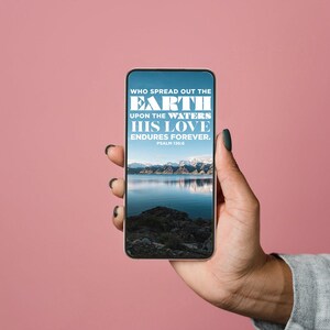 5 iPhone-bakgrundsbilder med bibelverser | Kristet psalmpaket bild 4
