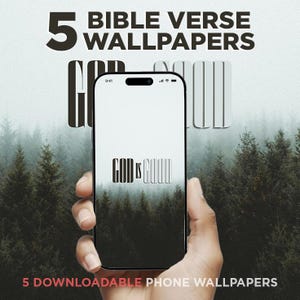 5 iPhone-bakgrunder med "Gud är god"-citat från Bibeln