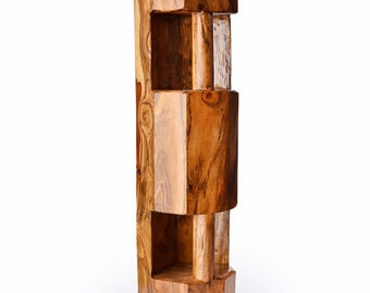 Ręcznie robiony drewniany sum tola