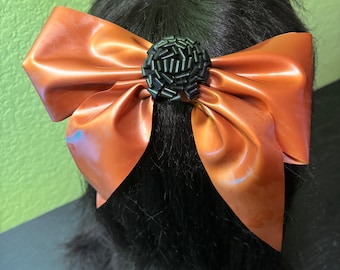 Bronze and Black Hairbow