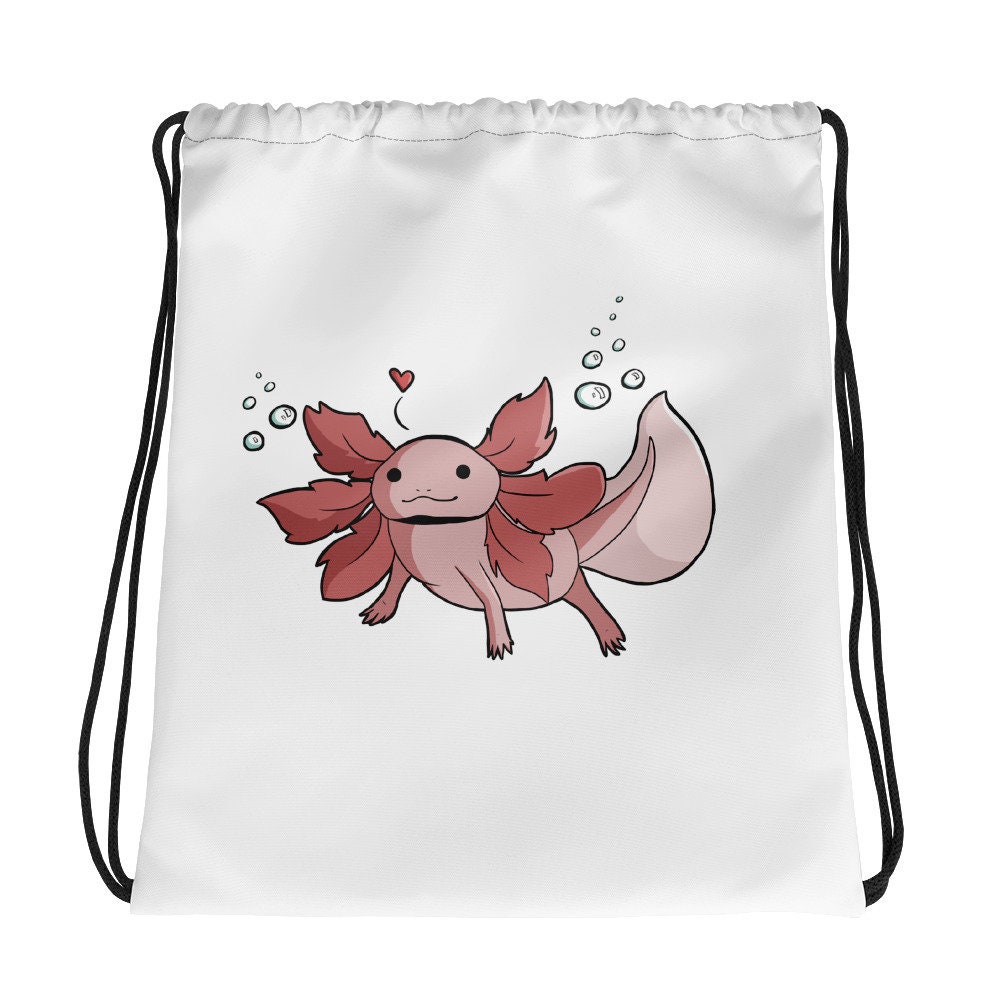 Drawstring Backpack Axolotls Rucksack Drawstring Backpack Axolotls Rucksack