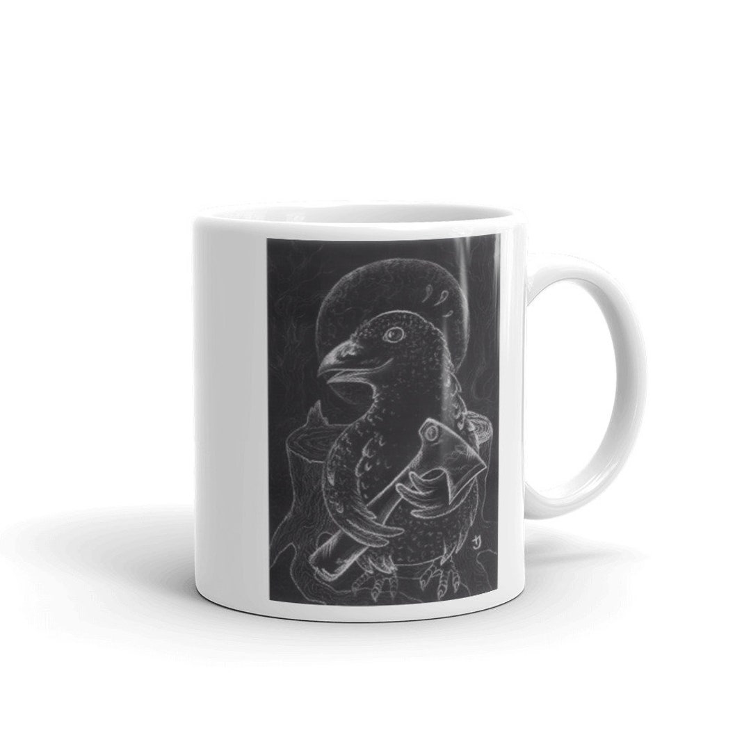 Crow Raven Coffee Mug Mug for Tea or Coffee Raven Art Crow Etsy