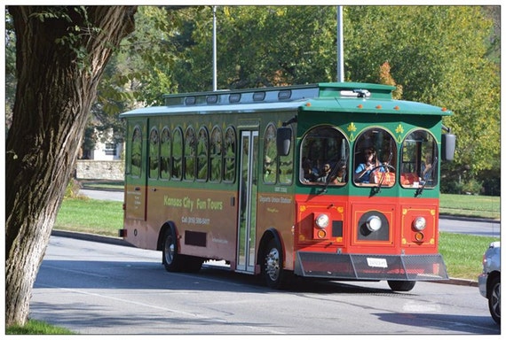 Christmas Trolle Rides In Macpherson Kansas For 2022 Postcard Kansas City Fun Tours Old Bus Postcard | Etsy India