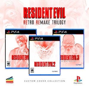 Resident Evil REmake Trilogy – Custom Case Art Insert PS4 (Digital Download)