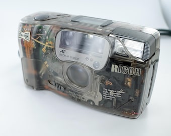 Ricoh FF-9SD Limited – Transparent 35mm Film Camera (#08958 / 20000) – Rare Collector’s Edition, Excellent Condition