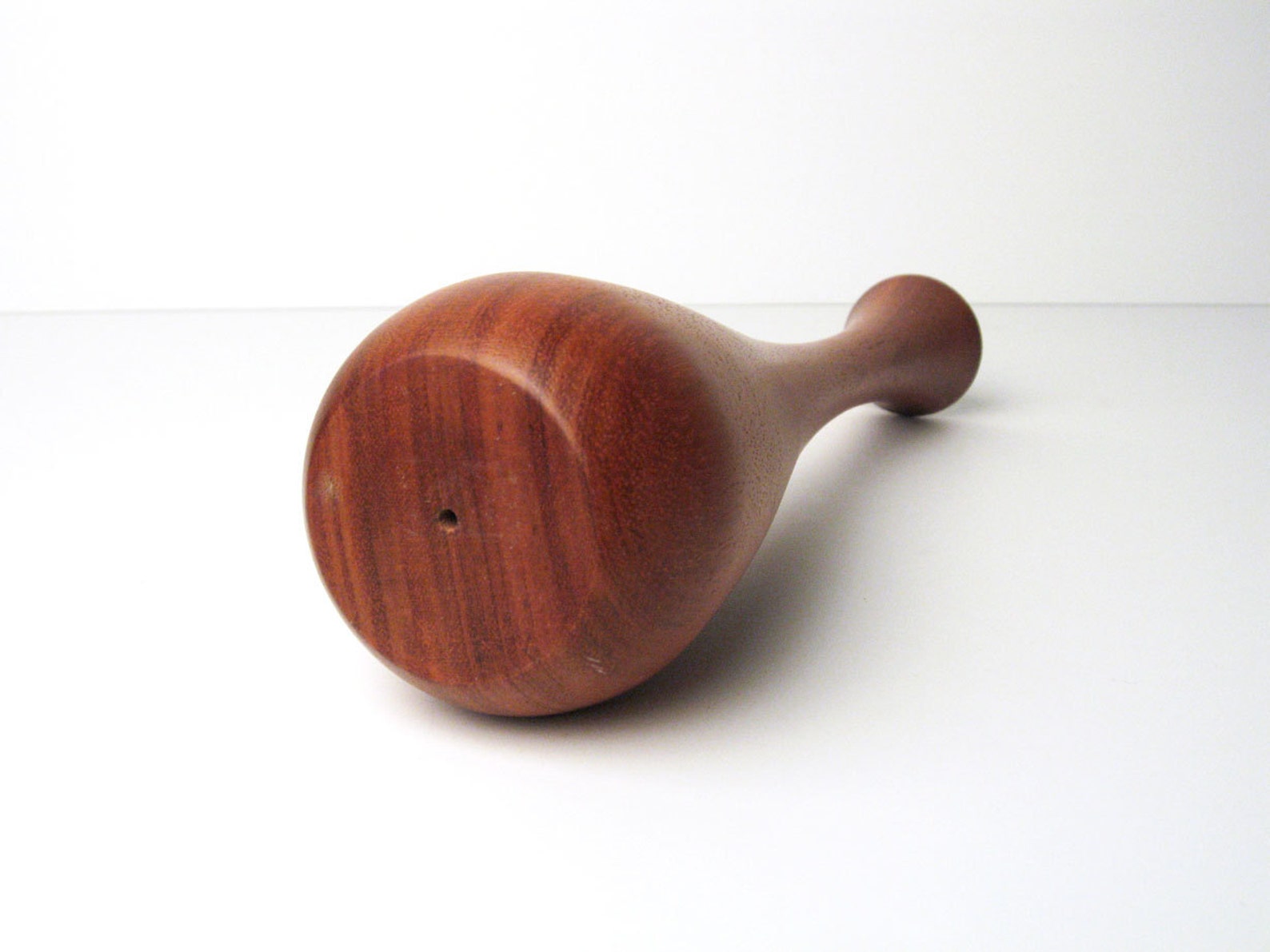 Danish Modern Teak Wood Vase / MidCentury Wooden Vase Etsy