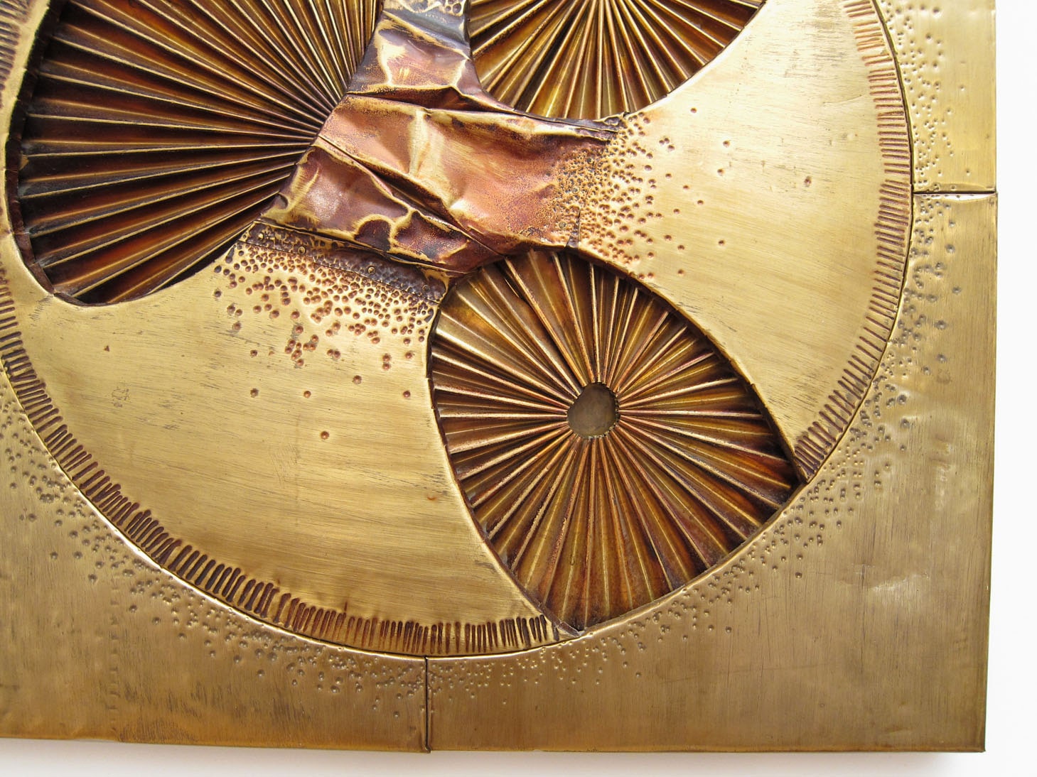 Brutalist Modernist Metal Wall Art 2 MidCentury Modern Etsy