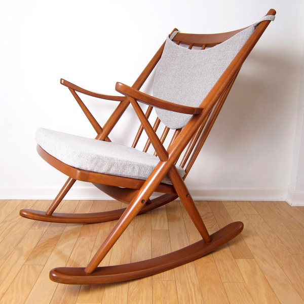 Danish Modern Rocking Lounge Chair - Frank Reenskaug for Bramin Mid-Century Rocker