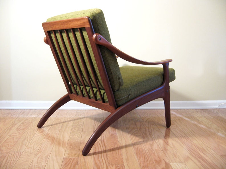 Danish Modern Teak Lounge Chair by Komfort Denmark excellent Etsy