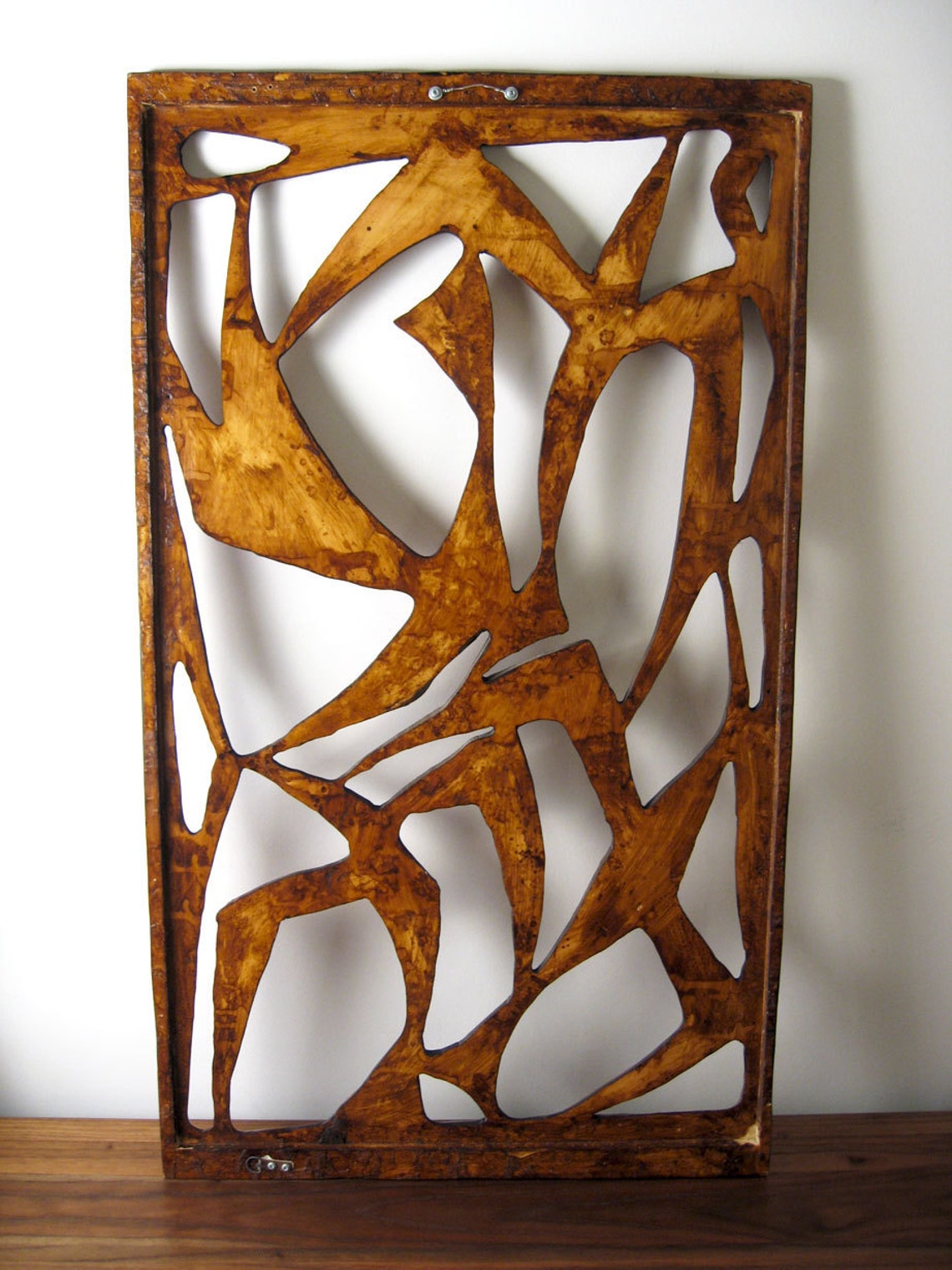 Mid-Century Danish Modern Wall Art large brutalist / | Etsy