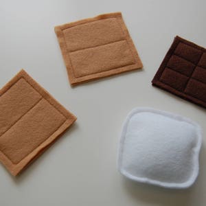 Limited Supply, Felt S'mores, Pretend Food, Camping Toys, Imagination Toy image 2