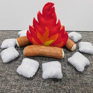 Kids Large Bonfire, Handmade Stuffed Toy, Pretend Play