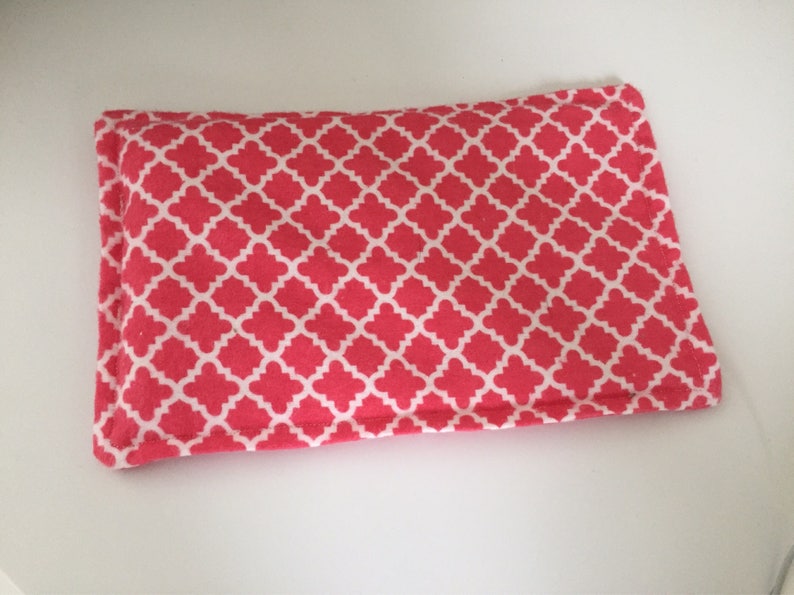 Rice Heating Pad / Ice Pack, 5 X 8 Coral Scroll image 1