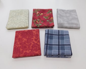 Fat Quarter, Assorted Flannel Fabric, Sold Individually