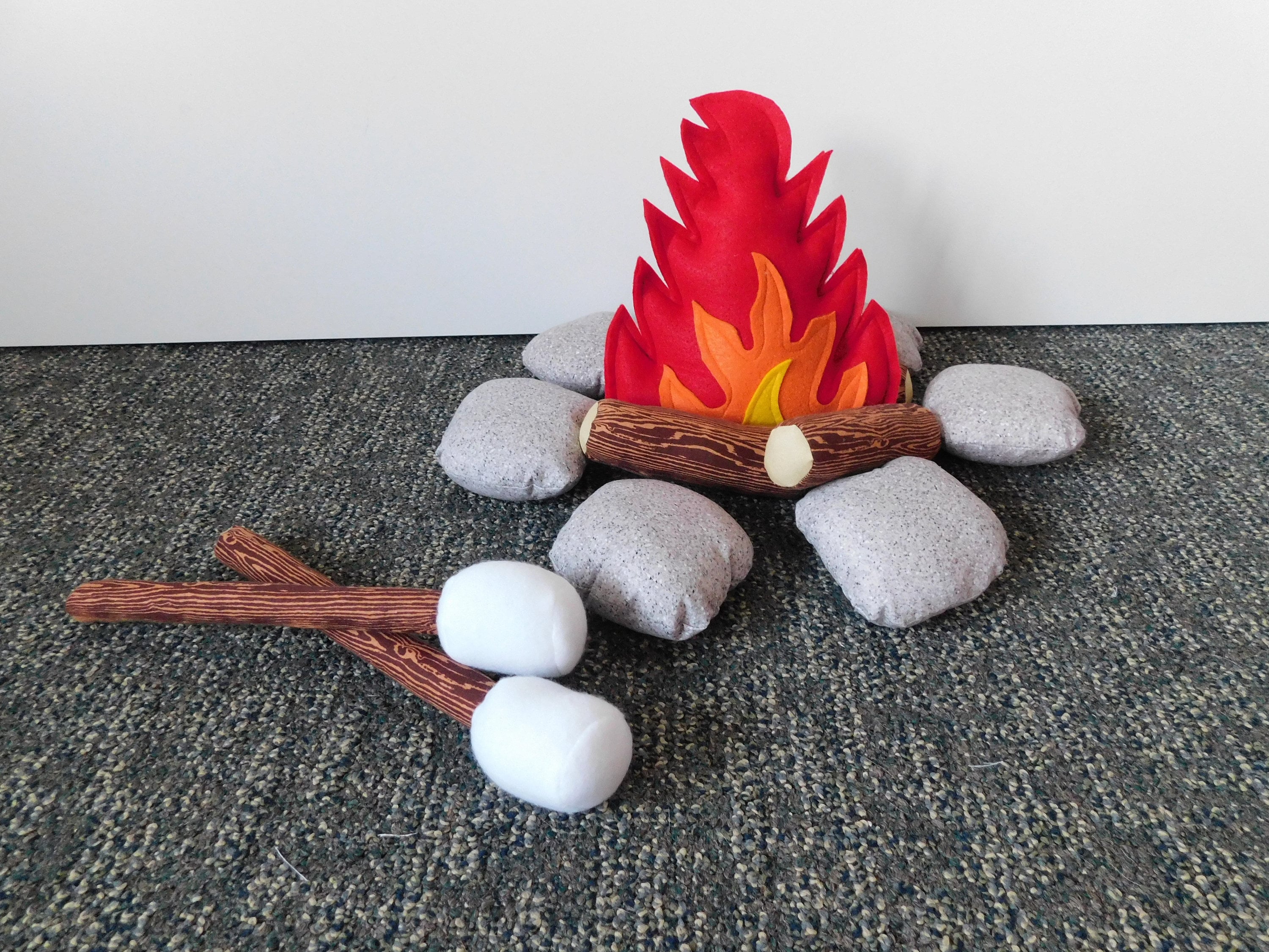 Juegos de la fogata para niños con 2 asientos de troncos 2 | Etsy