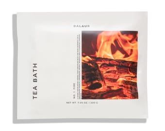 Fire | Herbal Tea Bath Bag with Essential Oils – Cinnamon, Rose, Jasmine – Relaxing Self-Care Ritual
