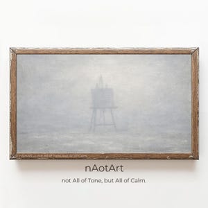 The Empty Easel | Ethereal Artist’s Sanctuary | Tonalism Studio Art Download | Samsung Frame TV & Printable Wall Art | 8K High-Res Master