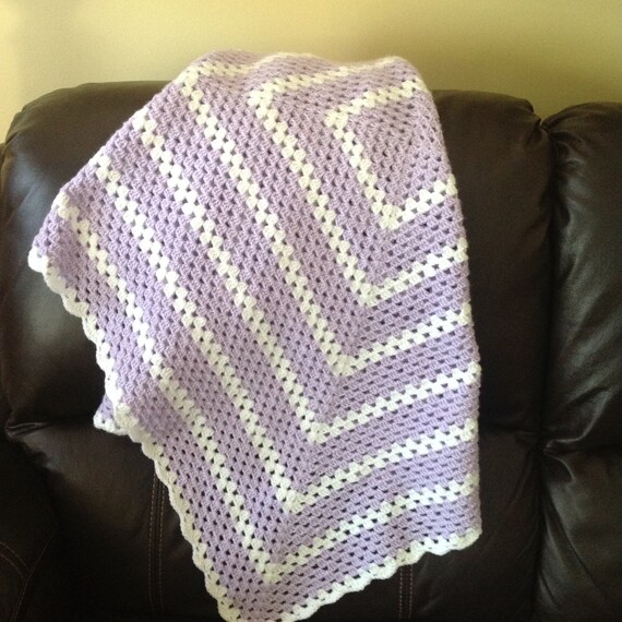 lavender baby blanket