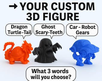 Custom Figure – You Type 3 Words, We Make It!