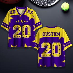 Custom Football Jersey: Personalized Team Name & Number