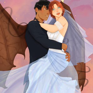 Gwyn & Azriel Inspired Wedding Print