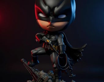 Chibi The Masked Vigilante STL | 1:6 Scale Resin Print File