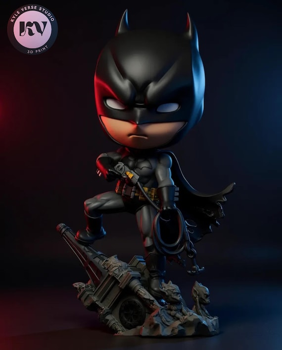Chibi The Masked Vigilante STL | 1:6 Scale Resin Print File