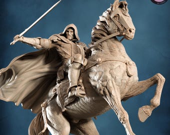 Dottor Destino - Cavaliere di Latveria a cavallo / Statua in scala 1:6 STL