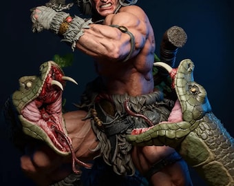 Conan the Barbarian Bust STL | 1/6 Scale Warrior Bust | Presupported Resin 3D Print | Fantasy Movie